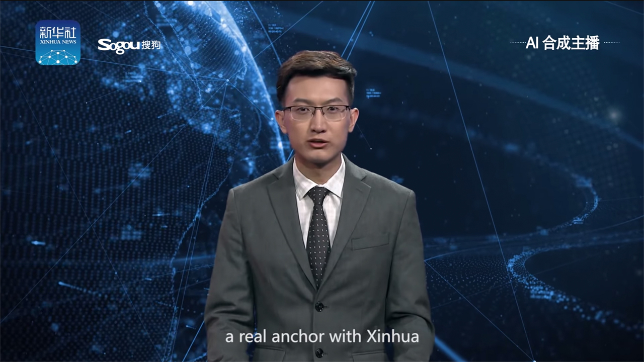 В Китае заменяют телеведущих ИИ-симуляцией [1]