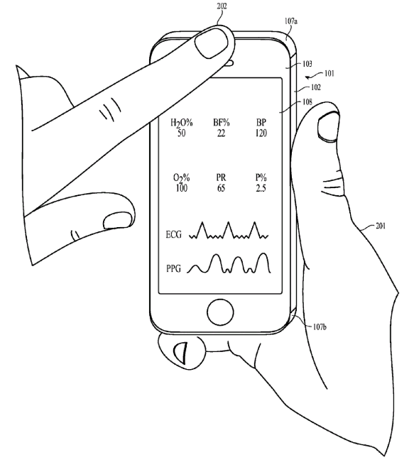 Патент Apple показывает, как iPhone будет превращаться в устройство контроля здоровья [1]